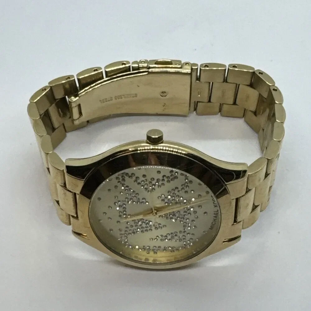 Michael Kors Slim Runway MK3590 Women's Stainless Steel Analog Dial Watch JNA389